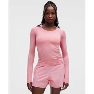 Lululemon pink tide swiftly tech long sleeve - size 4